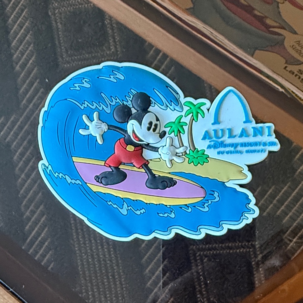 Disney Aulani Surfing Mickey Magnet